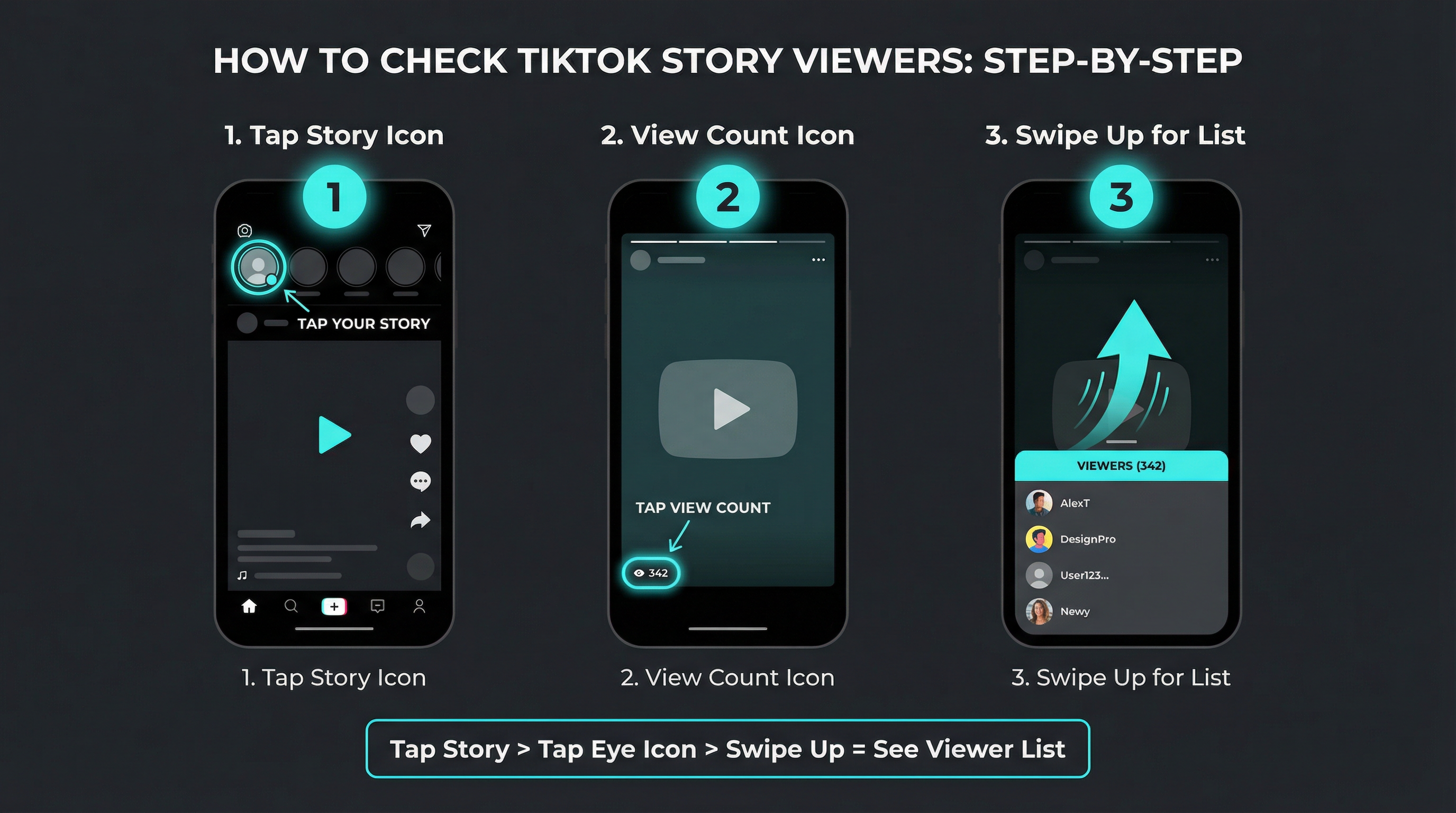 How to Check TikTok Story Viewers - Step by Step